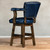 BARSTOOL BLUE PUGLIA EMBOSSED BACK