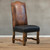 DINING CHAIR BROWN CROCODILE 