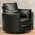 CUDDLER CHAIR BLACK W/CROCODILE STUDDED