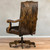 DIAMOND HAIRON HIDE DESK CHAIR