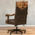 DIAMONDS LONGHORN YOKE DESK CHAIR