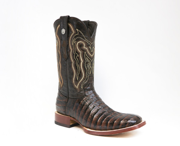 TANNER MARK PRINT IMITATION CAIMAN TAIL CLASSIC BROWN 