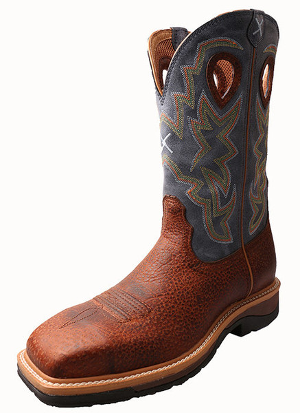 TWISTED X MEN'S LITE WESTERN WORK BOOT 