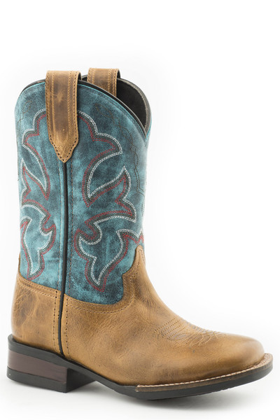 ROPER CHILDREN MONTEREY  TAN BURNISHED / BLUE