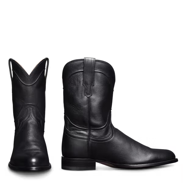 Tecovas Size 11.5D “THE EARL” Cowboy Boots Midnight Cowhide Western Comfort Men main image 3