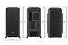 be quiet! BG039 Silent Base 802 Mid Tower Gaming Case, 1 x USB Type-C / 1 x USB 3.2, Front and Side Sound-Dampening Mats, 3 x Pre-Installed Pure Wings 2 140mm Fans, E-ATX (30.5 x 27.5cm) / ATX / M-ATX / Mini-ITX Compatible