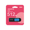 Adata UV128 512GB USB 3.2 Gen 1 Flash Drive, Black and Blue
