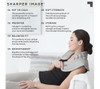 Sharper Image Neck and Shoulder Heated Wrap Hot Cold Aromatherapy Weighted Grey – image 5
