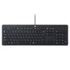 HP 320K Wired Desktop USB Keyboard UK Layout Slim Quiet Keys for PC Laptop Black