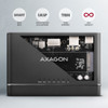Axagon ADSA-CC USB-C 10Gbps - NVMe M.2 SSD & SATA 2.5/3.5 SSD/HDD CLONE MASTER 2 - Digital/Daten - NVMe USB 3.2 Gen 2 (3.1 Gen 2) Type-C Black