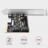 Axagon PCES-SJ2 PCIe - 2x internal SATA 6G port controller, JMB582, SP & LP
