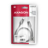 Axagon BUCM2-CM25AB Data and charging USB 480Mbps cable 2.5 m. PD 240W, 5A. Black braided