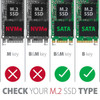 Axagon RSS-M2SD SATA - M.2 SATA SSD, internal 2.5" ALU box, silver