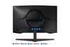 Samsung G55C 27" QHD VA 165Hz Curved Gaming Monitor HDR - LS27CG552EUXEN