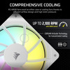 Corsair RS120 ARGB 120mm PWM Case Fan White High Static Pressure PC Cooling – image 6