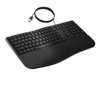 HP 485 Comfort Ergonomic Wired USB Keyboard with Wrist Rest UK Layout PC Mac – image 2