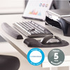 Fellowes PlushTouch Keyboard Wrist Rest Support Ergonomic Foam Microban Black – image 4