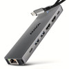 AXAGON HMC-7HX2 USB-C 7-in-1 Docking Station Dual HDMI Gigabit Ethernet 100W PD - HMC-7HX2