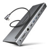 AXAGON HMC-4KX3 USB-C Docking Station with 100W PD, Dual HDMI & DisplayPort - HMC-4KX3