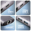AXAGON HMC-6G2L USB-C Docking Station 10Gbps HDMI 4K 100W PD - HMC-6G2L – image 3