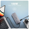 AXAGON HMC-6G2L USB-C Docking Station 10Gbps HDMI 4K 100W PD - HMC-6G2L – image 4