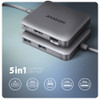 AXAGON USB-C Docking Station 4K HDMI Gigabit Ethernet 100W PD - HMC-5HL – image 2
