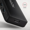 AXAGON HUE-C1A 4-Port USB 3.2 Gen 1 USB-A Hub with 19cm Cable - HUE-C1A – image 4