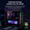 Corsair Frame 4000D Mid-Tower ATX Case with 14.5" LCD & 4x ARGB Fans - CC-9011326-WW – image 2