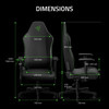 Razer Iskur V2 X NewGen - Ergonomic Gaming Chair with Breathable Comfort - Gen-2 EPU Leather with CoolTouch Technology - Built-In Lumbar Support - Ultra-Wide Shoulder Arches and Seat Base | Black – image 8