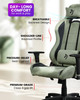 Arozzi Torretta SuperSoft Forest Gaming Chair, Microfiber, 3D Armrests, 120kg - TORRETTA-SPSF-FST – image 3