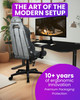 Arozzi Torretta SoftFabric Gaming Chair, 120kg Capacity, Dark Grey - TORRETTA-SFB-DG2 – image 6