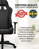 Arozzi Avanti Ergonomic Gaming Chair, 3D Armrests, 120kg Capacity, Dark Grey - AVANTI-SFB-DG – image 5
