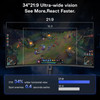 KOORUI 34" Ultrawide WQHD 240Hz VA Curved Gaming Monitor - G3441XC – image 5