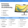 HP Series 5 Pro 534pm 34" Curved WQHD USB-C Conferencing Monitor 100Hz KVM Dock – image 3