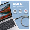 Axagon ADE-CM20 USB-C Gigabit Ethernet adapter with integrated CAT6 RJ-45 network cable (2 m) – image 3