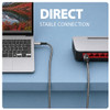 Axagon ADE-CM50 USB-C Gigabit Ethernet adapter with integrated CAT6 RJ-45 network cable (5 m) – image 7
