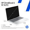 HP OmniBook 14" Copilot+ PC Snapdragon X1P 32GB RAM 1TB SSD Windows 11 Laptop - Very Good Refurbished – image 8