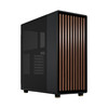 Fractal Design North Charcoal Black Mesh ATX Mid-Tower PC Gaming Case Walnut