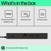 HP Universal USB-C Multiport Hub 7-Port Dual 4K HDMI DisplayPort Ethernet Dock – image 4