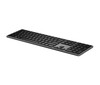 HP 975 Dual-Mode Wireless Keyboard, Bluetooth + 2.4GHz, Backlit, Rechargeable, UK Layout - 3Z726AA#ABU – image 7