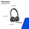 Poly Voyager 4320 Microsoft Teams Certified Wireless Headset, Bluetooth, BT700 USB-A Adapter - 77Y98AA – image 4