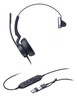Yealink UH46 Mono Teams Wired USB Headset, 3 Noise-Cancelling Mics, Folding Boom, USB-C/USB-A - 1308242