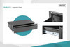 DIGITUS Under-Desk Drawer, Extendable, 48cm Deep, 5kg Load, Steel Frame, Black - DA-90443 – image 3