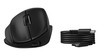 HP 725M Tilt Ergonomic Wireless Mouse, 21° Semi-Vertical, 6000 DPI, Bluetooth + Dongle, Black - BH0Z5AA#ABB