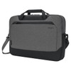 Targus CypressEco 15.6" Laptop Briefcase, Recycled Materials, Two Main Compartments, Black/Grey - TBT92602GL – image 3