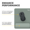 Fellowes Breyta Mouse Mat with Wrist Rest, Microban Antibacterial, 24 x 20cm, Sage – image 8