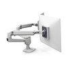Ergotron LX Dual Monitor Arm, Desk Mount for 2 Monitors up to 27", 3.2-9.1kg Each, White - 45-491-216 – image 2