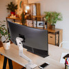 Ergotron HX Heavy Duty Monitor Arm, Desk Mount for Monitors up to 49", 9.1-19.1kg, White - 45-475-216 – image 3
