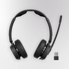 EPOS IMPACT 1000 Wireless On-Ear Headset, Adaptive ANC, Bluetooth, USB-C + USB-A Adapter - 1001548