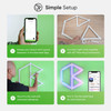 Nanoleaf Lines 60 Degrees Smart Light Bars Starter Kit, 9 Lines, RGBW, Wi-Fi, Music & Screen Sync - 59K0002LW9PKUK – image 5